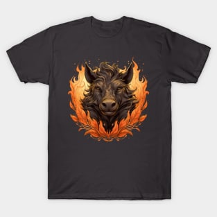 Burning Pig T-Shirt